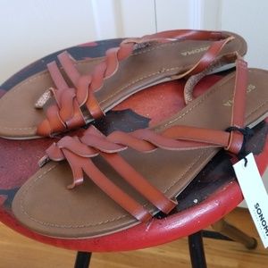 Boho Pleather Flip Flip